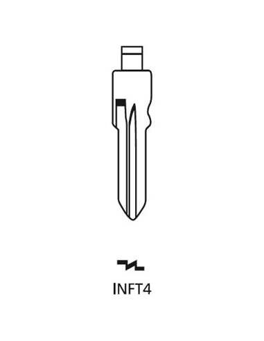 INSERTO CHIAVE COMPATIBILE  FIAT