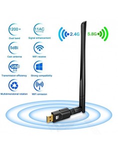 Antenna USB WiFi 5dBi...