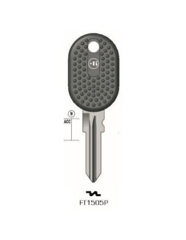 CHIAVI AUTO FERRO NICH/PLASTICA