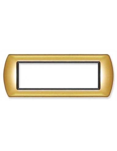 PLACCA COPRINTERRUTTORE 7 POSTI  ORO SAT
