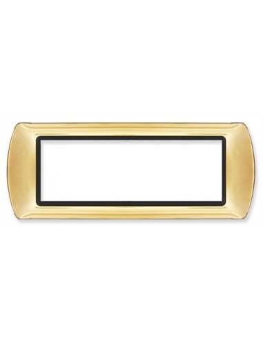 PLACCA COPRINTERRUTTORE 7 POSTI  ORO...