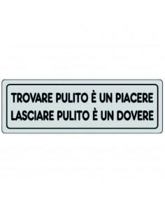 ADESIVO TROVARE PULITO 15X5