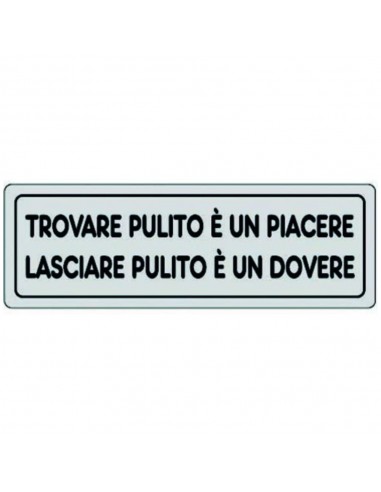 ADESIVO TROVARE PULITO 15X5