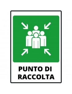 ADESIVO PUNTO DI RACCOLTA...
