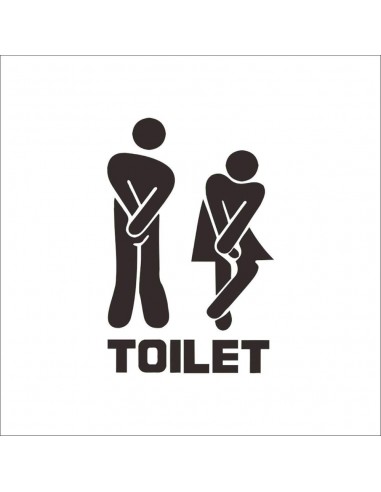 ADESIVO PER PORTA TOILETTE 18X12