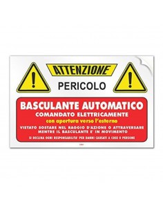 ADESIVO CANCELLO AUTOMATICO...