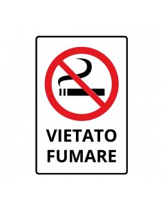 ADESIVO VIETATO FUMARE 20X30
