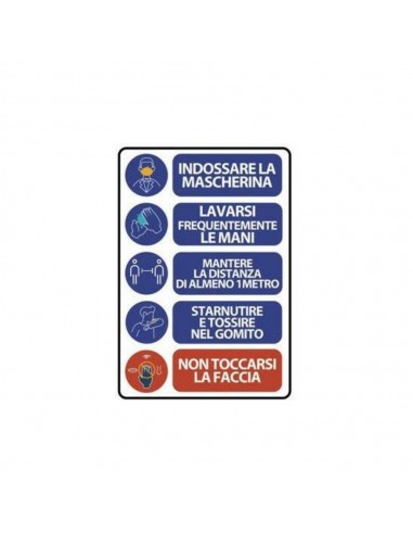 ADESIVO REGOLE DI COMPORTAMENTO 30X42