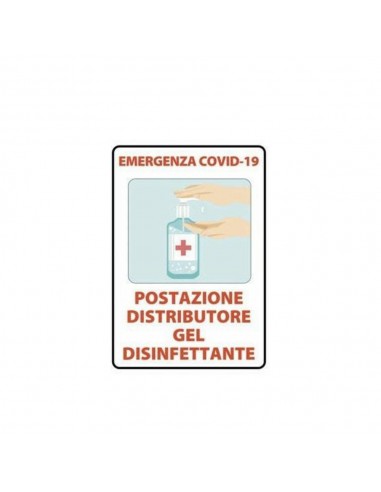 ADESIVO POSTAZIONE DISTRIBUTORE GEL...