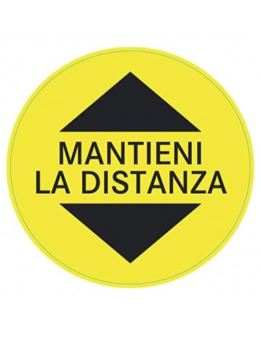 ADESIVO MANTIENI LA DISTANZA CERCHIO...