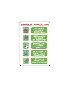 ADESIVO ISTRUZIONI LAVAGGIO...