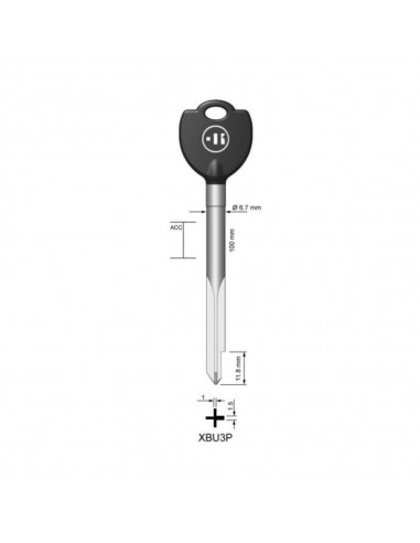 CHIAVE CROCE FERRO 110MM