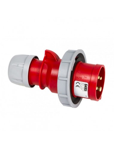 SPINA VOL 3P+T 16A 380V IP67 ROSSO