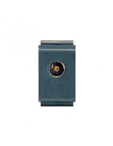 PRESA COAX 9.5MM PASSANTE GRIGIO