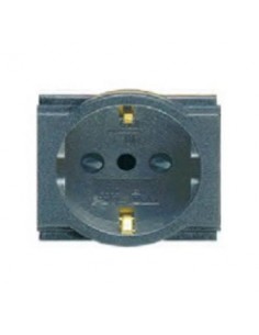 PRESA SCHUKO 10/16A+T GRIGIO
