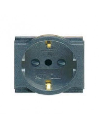 PRESA SCHUKO 10/16A+T GRIGIO