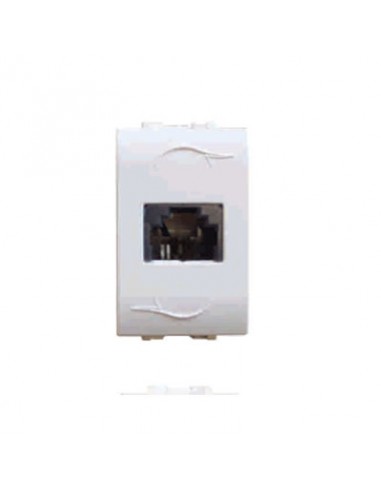 PRESA TELEFONO RJ11-6P/4C BIANCO
