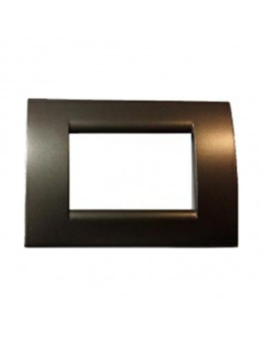 PLACCA COPRI INTERRUTTORI SILVER SCURO