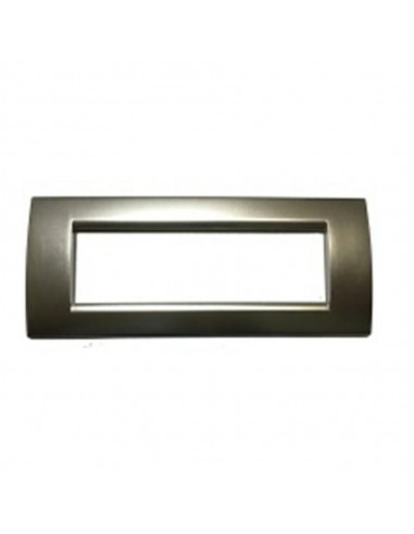 PLACCA COPRI INTERRUTTORI SILVER  SCURO