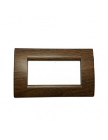 PLACCA COPRI INTERRUTTORI LEGNO SCURO