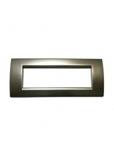 PLACCA COPRI INTERRUTTORI SILVER SCURO
