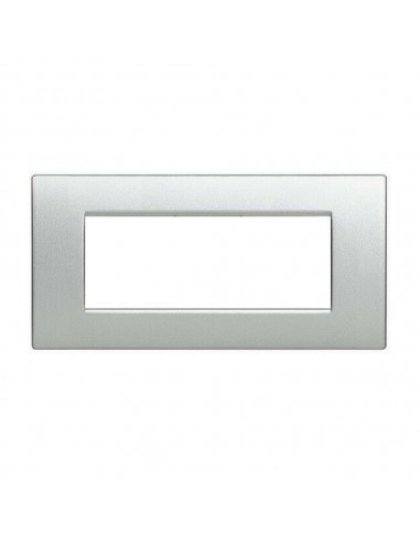 PLACCA COPRI INTERRUTTORI SILVER CHIARO