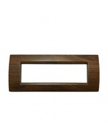PLACCA COPRI INTERRUTTORI LEGNO SCURO