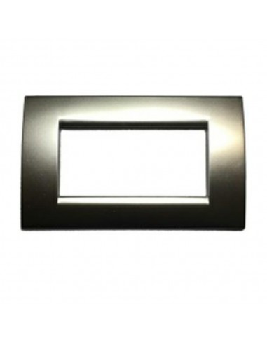 PLACCA COPRI INTERRUTTORI SILVER SCURO
