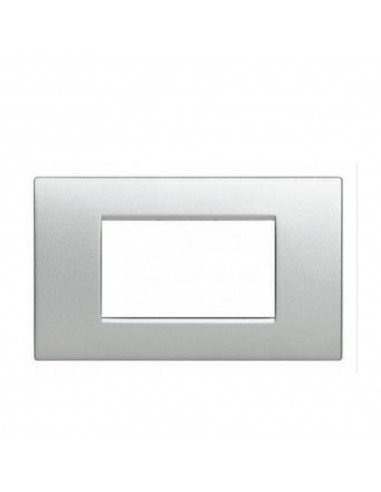 PLACCA COPRI INTERRUTTORI SILVER CHIARO