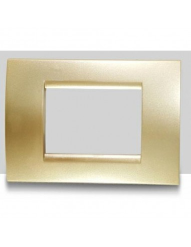 PLACCA COPRI INTERRUTTORI ORO SATINATO