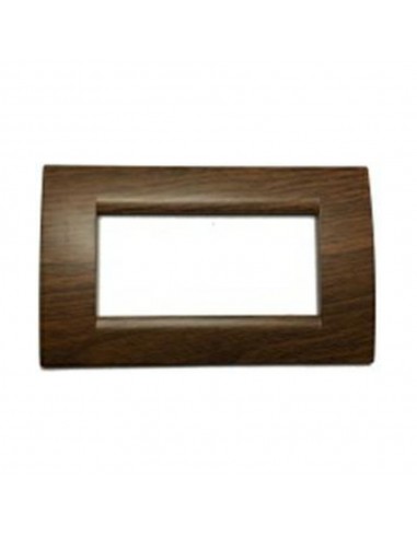 PLACCA COPRI INTERRUTTORI LEGNO SCURO