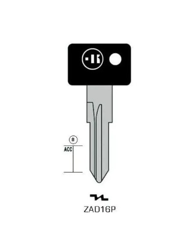 CHIAVE MOTO APRILIA ACC T PLAST ZD14RP