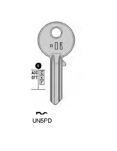 CHIAVE CILINDRO UNIVERSALE ACC UL058