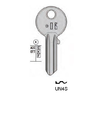 CHIAVE CILINDRO UNIVERSALE ACC UL053