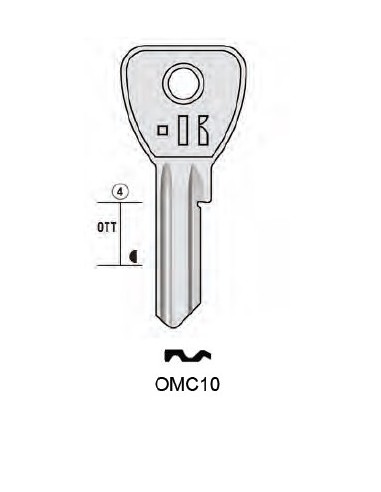 CHIAVE CILINDRO OMEC OTT OC5
