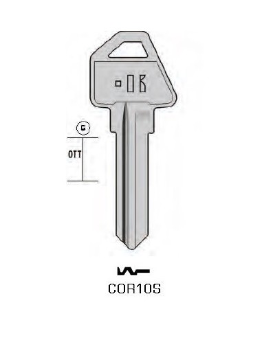 CHIAVE CILINDRO CORBIN OTT. CB81