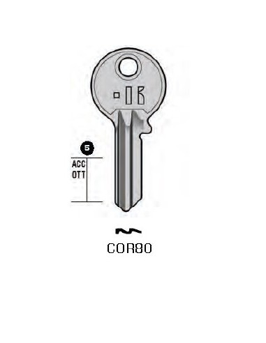 CHIAVE CILINDRO CORBIN ACC. CB80