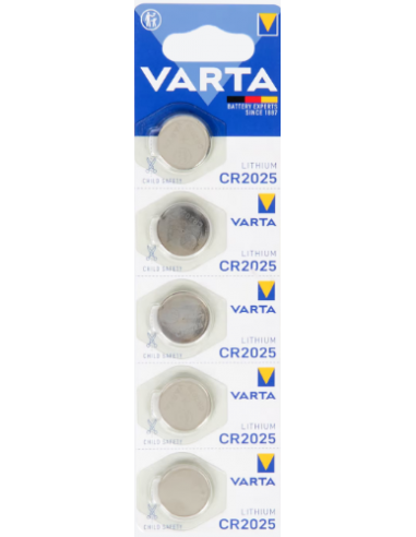 VARTA CR2025 BLISTER 5PZ