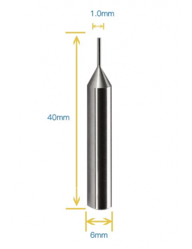 TASTATORE 1,0MM IN CARBURO PER...