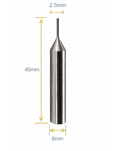 TASTATORE 2,5 MM IN CARBURO...