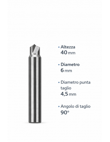 FRESA PUNZONATE 90° DIAMETRO 4.5 IN...