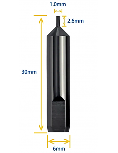 FRESA TRACER 1.0MM H30MM...