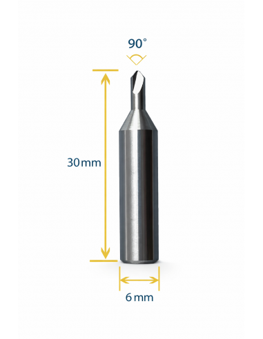 FRESA COMPATIBILE SILCA 09D Ø6MM 90°