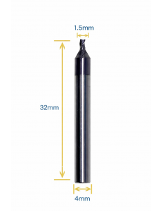 FRESA IN CARBURO Ø4 MM PER...