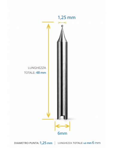 FRESA COMPATIBILE F1.25A Ø1.25MM IN...