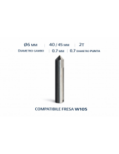 FRESA COMPATIBILE SILCA W105