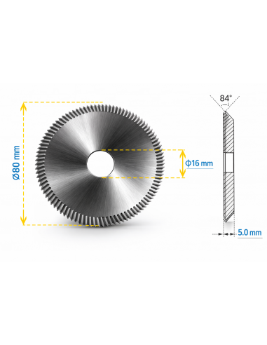 FRESA IN HSS COMPATIBILE SILCA P01...