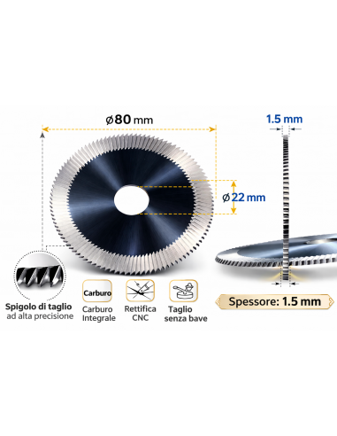 FRESA SG2 IN HSS COMPATIBILE SILCA
