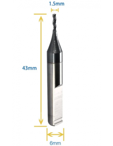 FRESA PUNTA 1.5MM PER BIANCHI 994...