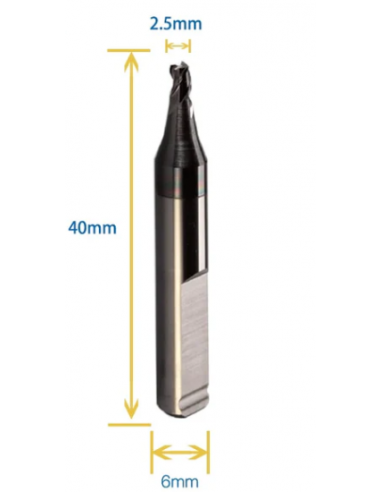 FRESA PUNTA 2.5MM PER BIANCHI 994...